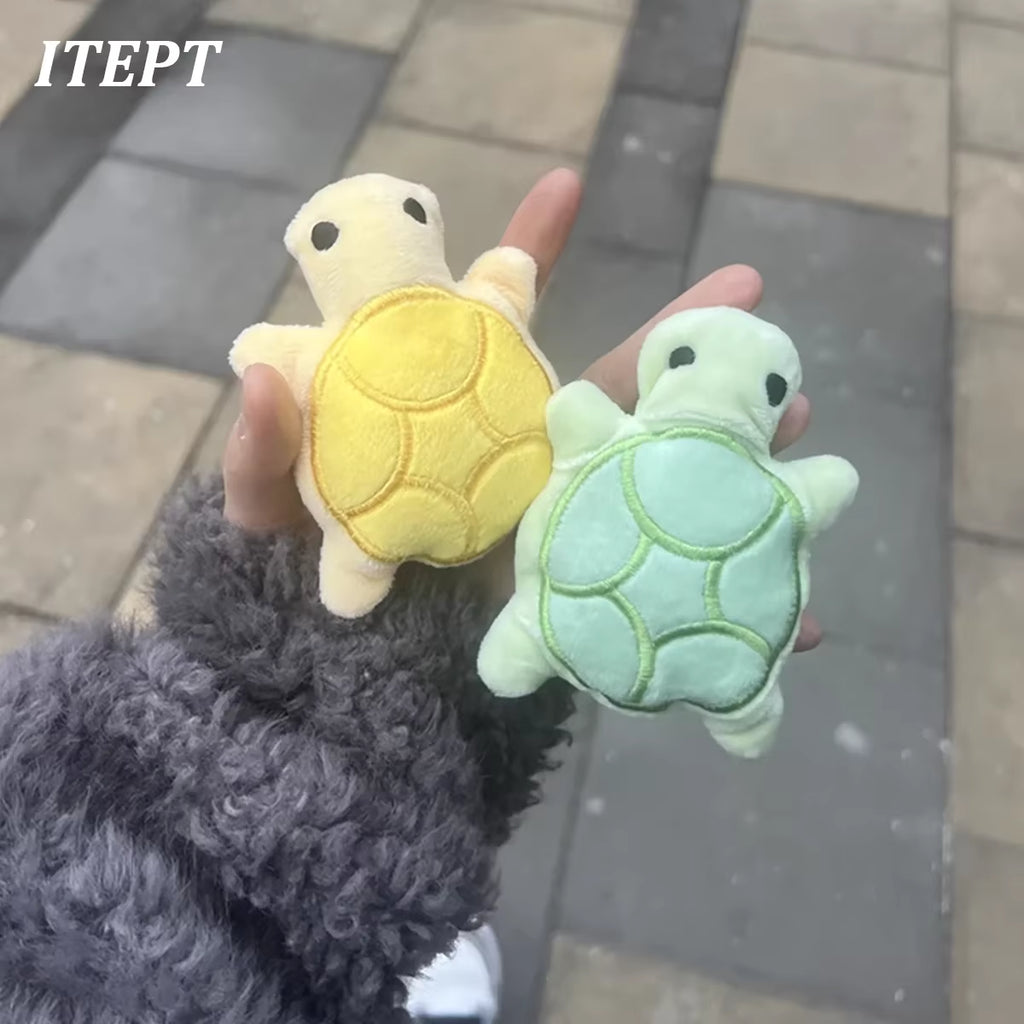 Dog Toy Mini Turtle Plush Chew Toy for Puppies Teething Relief Interactive Bite Resistant Dog Toy Dental Health Safe Fun Play